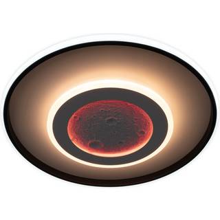 Näve LED loftslampe Livana, dæmpbar, Sort, Stue/spisestue, Metal, Moderne