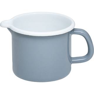 Riess Classic Pure Grey Schnabeltopf 9 cm / 0,5 L - Emaille - Grau