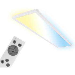 LED-panel Tava CCT, hvid, 98 x 20 cm, baggrundsbelysning, plast