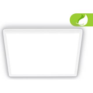 Loftlampe Tava A, 42x42 cm, plast, hvid