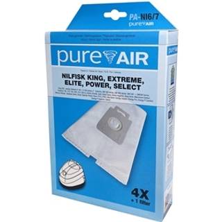 PureAir NI6/7 Nilfisk king/extreme/power/select støvsugerposer