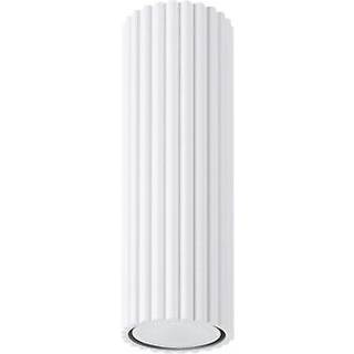 Carbon loftlampe, hvid, højde 20 cm, aluminium