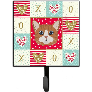 """" Caroline's Treasures Manx Cat Love Leash eller Key Holder Hooks Multicolor """"