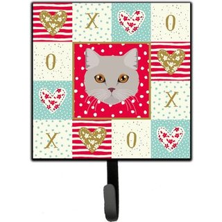"""" Caroline's Treasures Brazilian Semi Longhair Cat Love Leash eller Key Holder Hooks Multicolor """"
