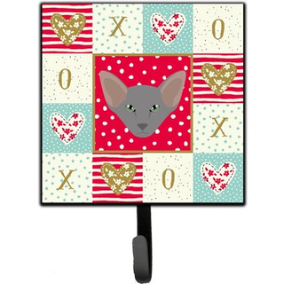 """" Caroline's Treasures Oriental Shorthair Cat Love Leash eller Key Holder Hooks multicolor """"