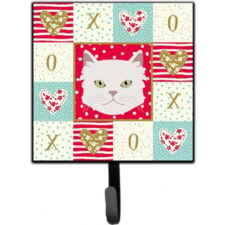 """" Caroline's Treasures Asian Semi Longhaired Cat Love Leash eller Key Holder Hooks Multicolor """"