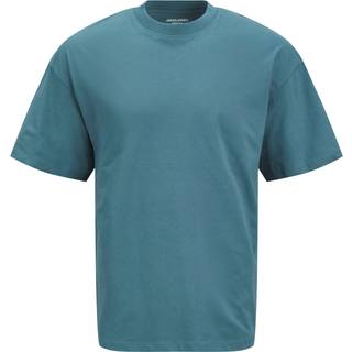 Ensfarvet O-hals T-shirt