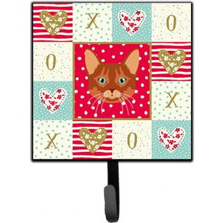 """" Caroline's Treasures Somali Cat Love Leash eller Key Holder Hooks Multicolor """"