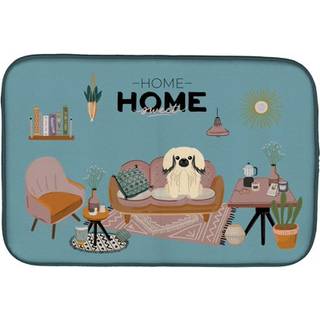 """" Caroline's Treasures CK7951DDM Cream Pekingese Sweet Home Dish-Drying-Mats 14 X 21 Multicolor """"