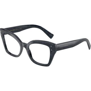 Dolce & Gabbana Kvinde DG3386 3441 Optiske stel Acetat Flerfarve Transparent Sommerfugl Normal