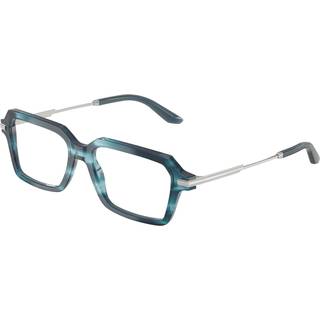 Dolce & Gabbana Mand DG3401 3448 Optiske stel Acetat Blå Transparent Firkantet Normal