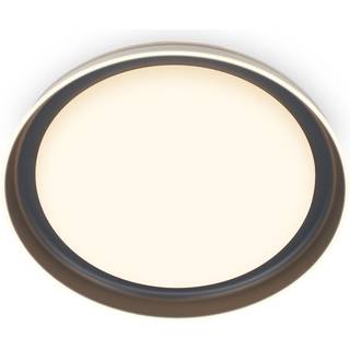 Ijus LED-loftlampe, hvid/antracit, Ø 43 cm, plast