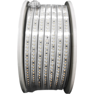 50m Arbejdslys 230V LED strip - IP65, 180 LED/m, 14,5W/m, 1450 lm/m - Kulør : Varm