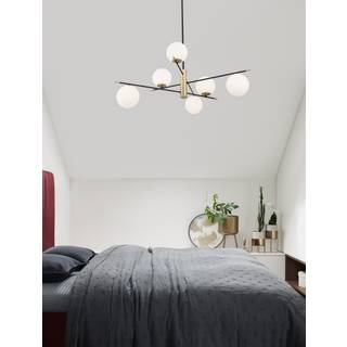 Nova Luce Hängande Lampa Git Guld, Vit