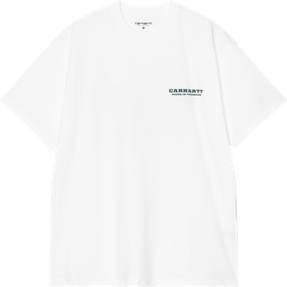 T-shirt Carhartt WIP S/S Runaway T-Shirt UNISEX White/ Malachite XXL - Malachite - XXL