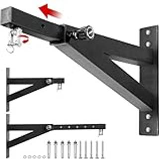 JA4All 150 lbs tung poseophæng Justerbar stansning taske vægmontering Heavy Duty Boxing Bag Bracket til kickboxing taske