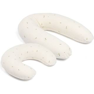 Doomoo  Amme- & Graviditetspude 2-i-1, Quilt Creme Blomma