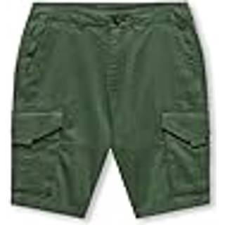 KIDS ONLY KOBMAXWELL cargo shorts i mørkegrøn til drenge
