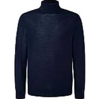 HACKETT Herren Rollkragenpullover blau unifarben