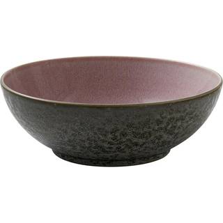 Salatskål grå/lysrød Bitz