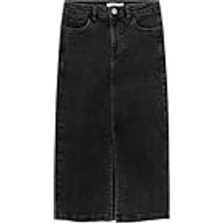 Name It Dark Grey Denim Maxi Nederdel - Str. 8y 128cm