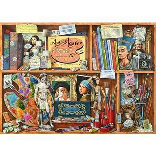 Wonder Forge The Artist's Cabinet 1000 Piece Jigsaw Puzzle For Voksne | Unikke perfekt passende stykker | Sjovt livlige billeder | Amazon eksklus