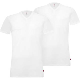 Levis 2-pak Base V-Neck T-shirt - White - X-Large