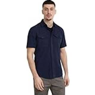 Marine Slim Shirt - Dark blue - Men
