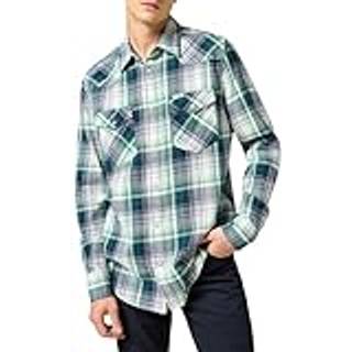 WESTERN_SHIRT GREEN_BLUE
