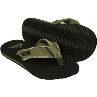 Quiksilver Herren Zehensandalen grün Textil & Canvas