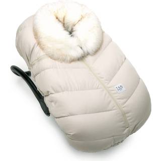 7 am Infant Car Seat Cover - Winter Puffy Cover med Center Zipper til Baby Boys & Girls Letvægts vindtager og vand -repllent ydre skal universal