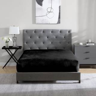 Cathay Home Twin Flannel -Plush Fitted Sheet - Ultra Soft & Thick Plush No -Pilling - All Season Cosy Warmth - 12 """" Deep Pocket Fitted Sheet (Tw