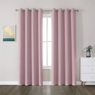 Cucraf Blackout gardiner 84 tommer l?ngde 2 paneler s?t v?relse m?rkere gardiner og gardiner til stue sovev?relse termisk isoleret lys blokerende