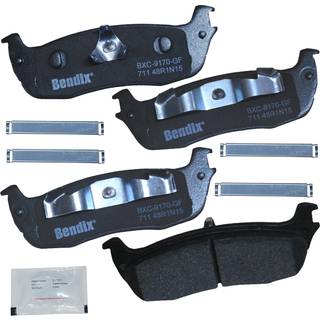 Bendix Priority1 CFC711 Keramiske bagbremseklodser til udvalgte modeller Ford Expedition F-150 F-150 Heritage F-250 Lobo Lincoln Blackwood Naviga