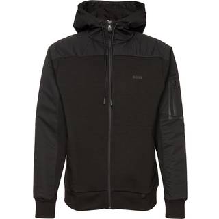 BOSS Green Herren Sweatjacke schwarz unifarben
