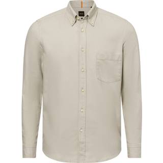 BOSS Rickert Regular Fit Shirt Beige