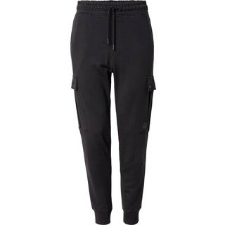 Relaxed fit tracksuit-bukser i bomuldsfrotté med cargolommer