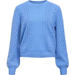 Object Collectors Item Objinge L/S RE O-NECK KNIT  RE Cornflower Blue XS