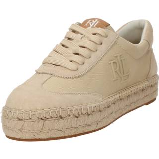 Lauren Ralph Lauren Lauren Ralph Lauren Luize Canvas Suede Trainers