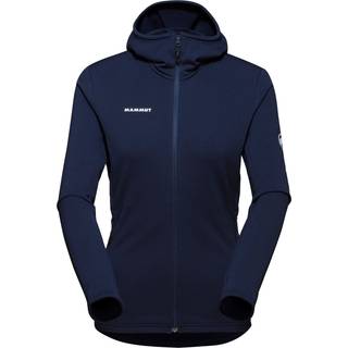 Mammut Women's Aconcagua Light Midlayer Hooded Jacket Fleecejakke Damer størrelse XL farve blå