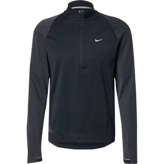 Nike Element Running Division Dri-FIT-løbetop med 1/2 lynlås til mænd - sort - M