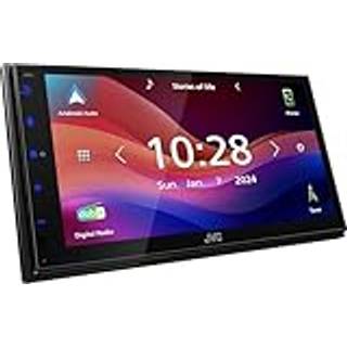 JVC KW-M595DBT, bilstereo med DAB, CarPlay, Android Auto og 2+1 par lavniveau