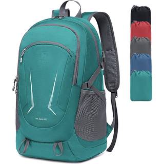 MIYCOO rygs?k - Ultralet, pakkebar rygs?k til rejsecamping 45L vandrerygs?k Vandt?t sammenfoldelig dagsaske til m?nd, kvinder Gr?n