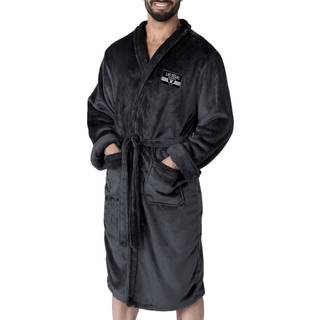 Northwest NFL Las Vegas Raiders Silk Touch Bath Robe Large/X-Large Rollout Black