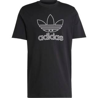 Adicolor Outline Trefoil T-shirt - Black - XS