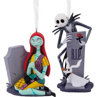 Hallmark Disney Tim Burton's The Nightmare Before Christmas Jack og Sally med gravsten