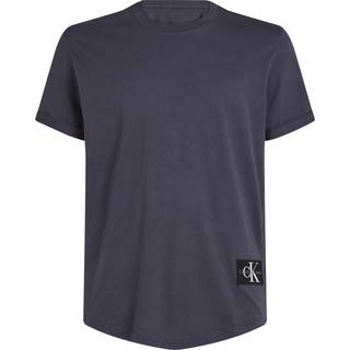 Cotton Badge T-shirt - Blue - XXS