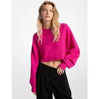 MK Wool Dolman-Sleeve Jumper - Blue - Michael Kors - XXS