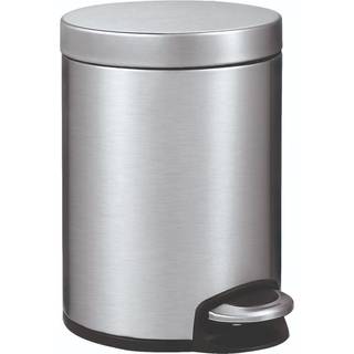 Pedalspand EKO Serene Mat Stål 5 l med inderspand og soft close