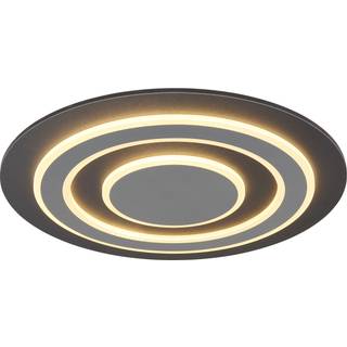 Jayden LED-loftlampe, Ø 48 cm, antracit/grå, metal